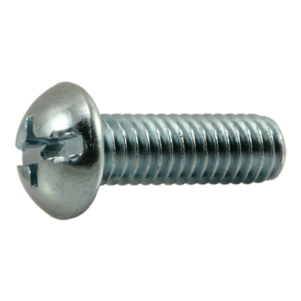 Midwest Fastener 5/16"-18 x 1 in Combination Phillips/Slotted Round Machine Screw, Zinc Plated Steel, 100 PK 54777 - main